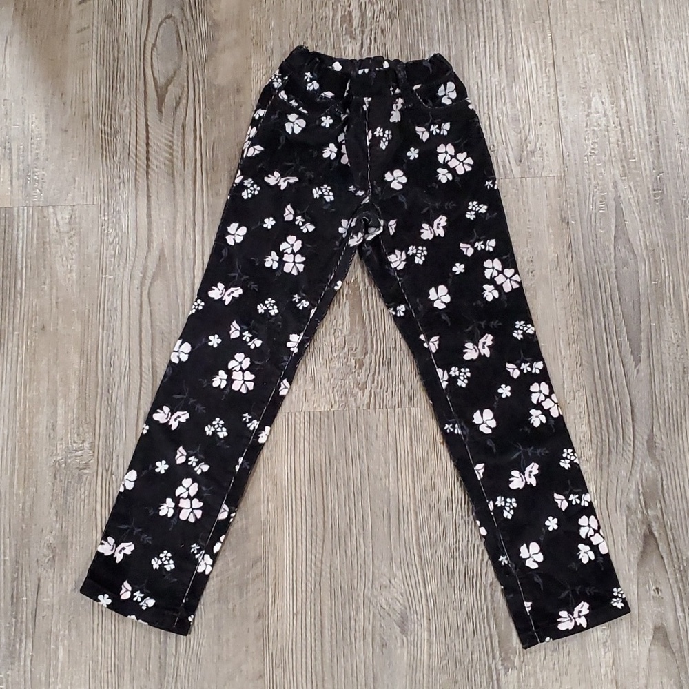 Sonoma Flower Corduroy Pants Size 6